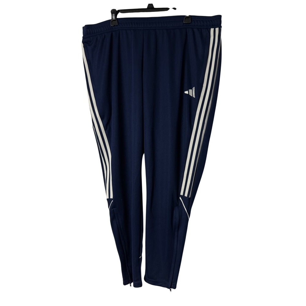 NWT Adidas Womens Navy Blue Football Soccer Pants Aeroready Plus Size 2X